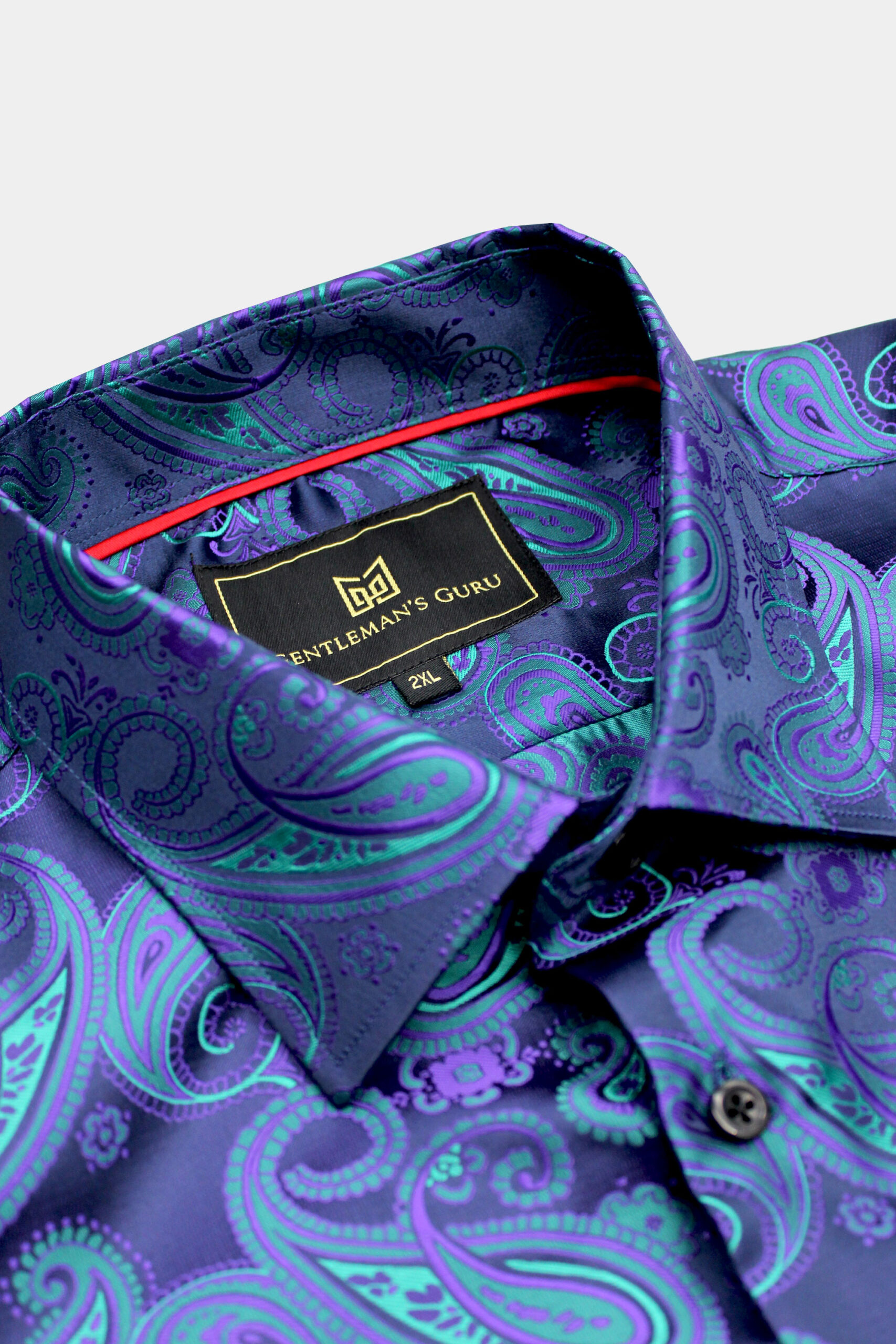 Purple and Turquoise Shirt | Gentleman's Guru