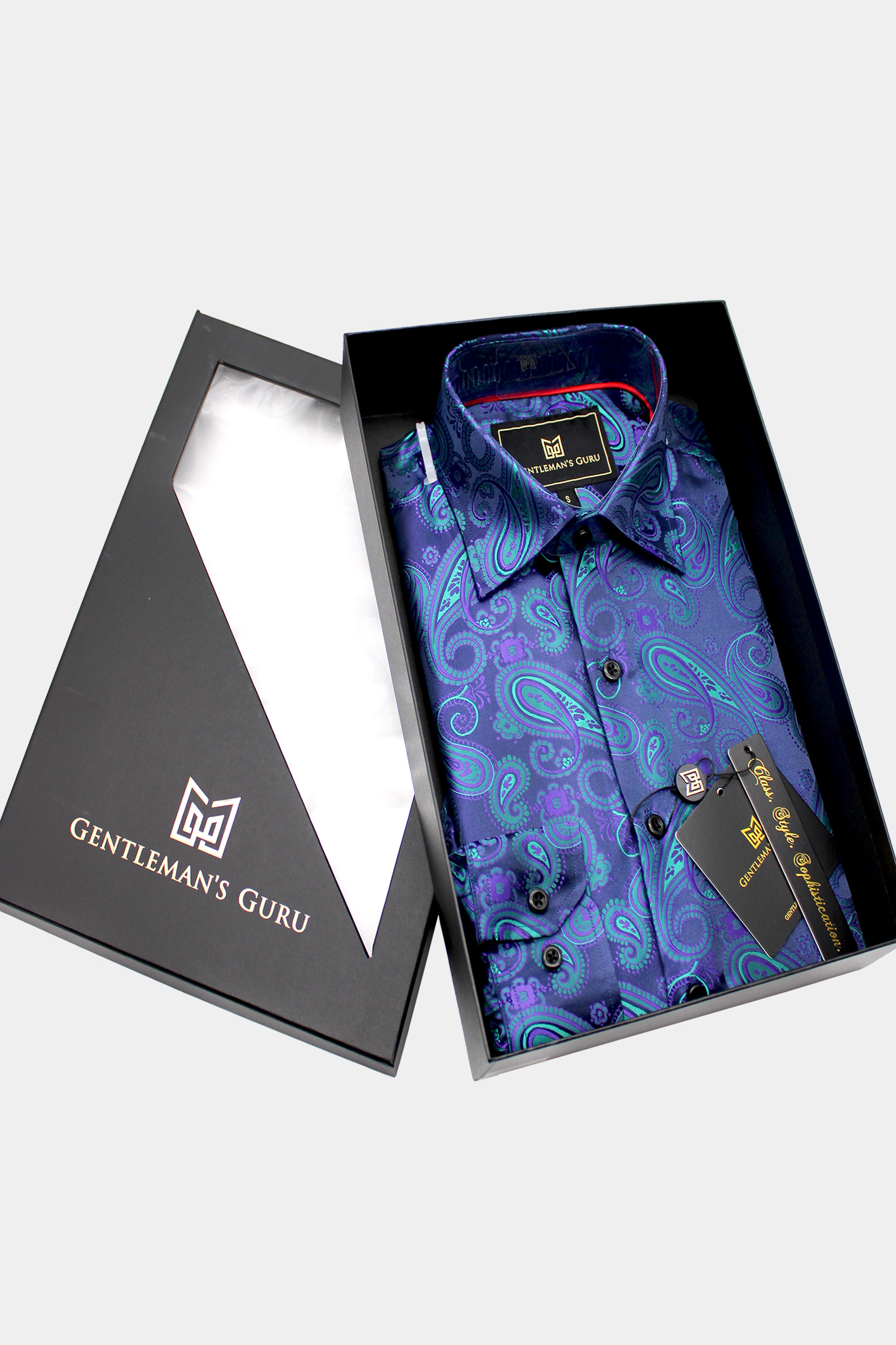 Purple and Turquoise Shirt | Gentleman's Guru