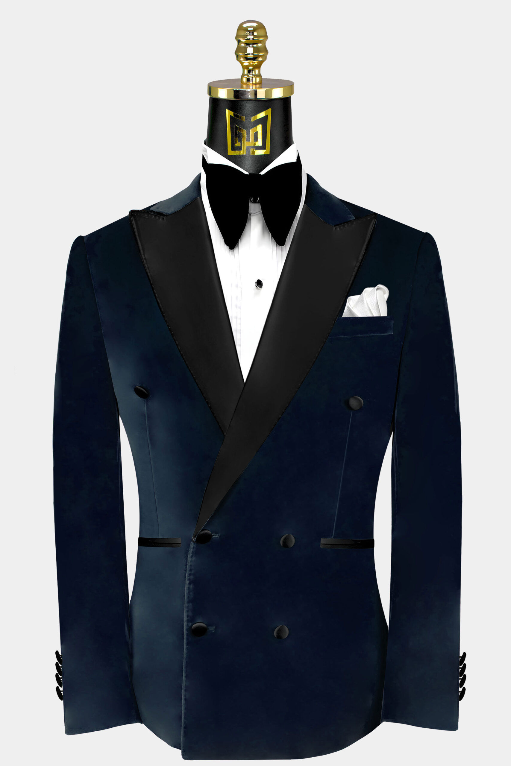 Midnight Blue Velvet Tuxedo Jacket Gentleman s Guru