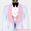 Light-Pink-and-White-Tuxedo-Wedding-Prom-Groom-Suit-For-Men-from-Gentlemansguru.com