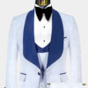 White-and-Navy-Blue-Tuxedo-Groom-Wedding-Prom-Suit-For-Men-from-Gentlemansguru.com