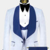 White-and-Navy-Blue-Tuxedo-Wedding-Prom-Groom-Suit-For-Men-from-Gentlemansguru.com