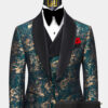 Black-Pants-Teal-and-Gold-Tuxedo-Weddinbg-Suit-for-Prom-from-Gentlemansguru.com