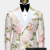 Black-and-Lush-Floral-Wedding-Tuxedo-Groom-Suit-from-Gentlemansguru.com