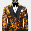 Black-and-Marigold-Groom-Wedding-Suit-Prom-Tuxedo-from-Gentlemansguru.com