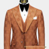 Burnt-Orange-Windowpane-Suit-Groom-Wedding-Tuxedo-from-Gentlemansguru.com_