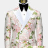 Double-Breasted-Floral-Wedding-Lotus-Tuxedo-Groom-Suit-from-Gentlemansguru.com