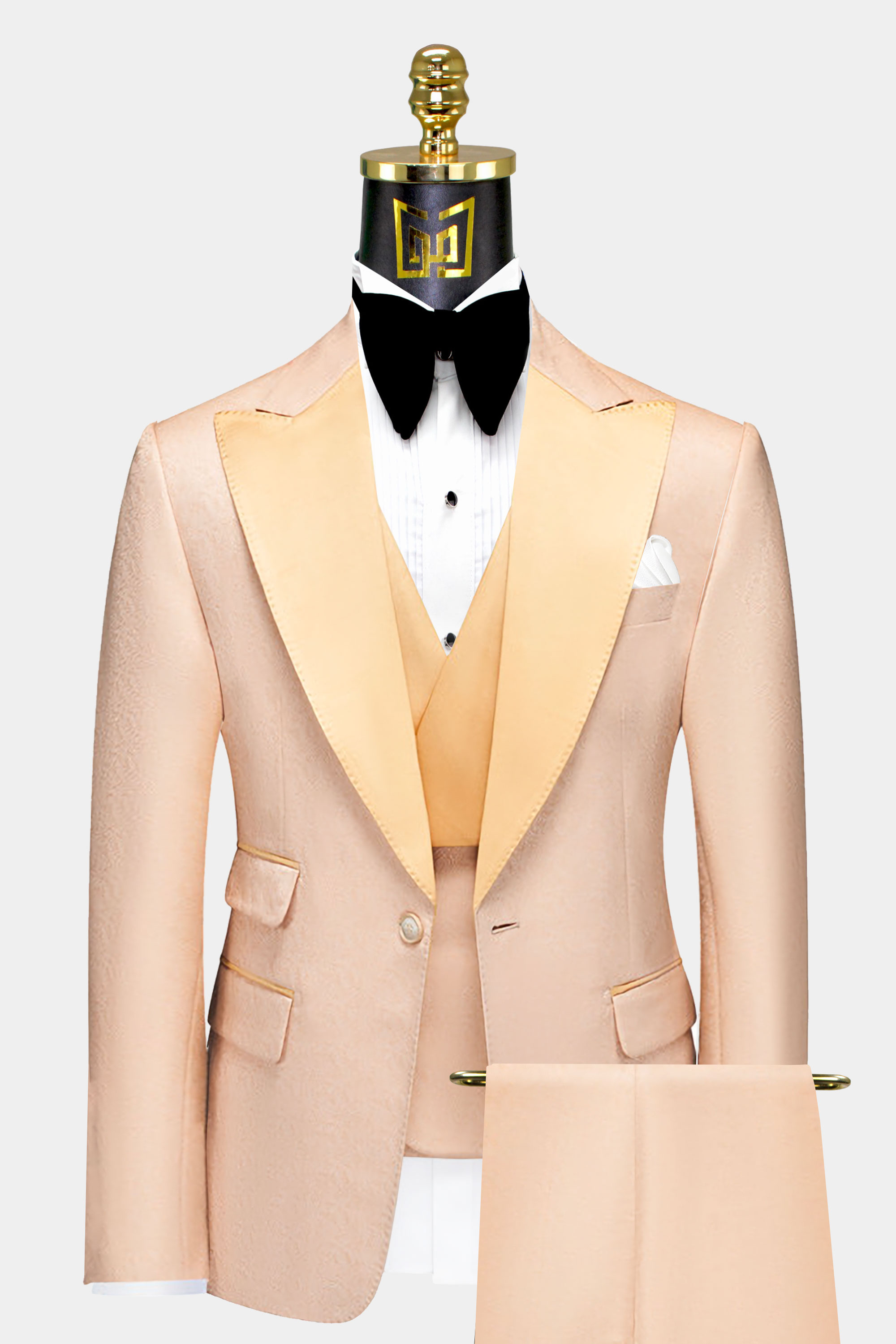 White Men 3 Piece Notch Lapel Suit Formal Dinner Prom Groom Tuxedos Wedding  Suit