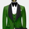 Black-Pant-Green-Houndstooth-Tuxedo-Wedding-Groom-Suit-from-Gentlemansguru.com