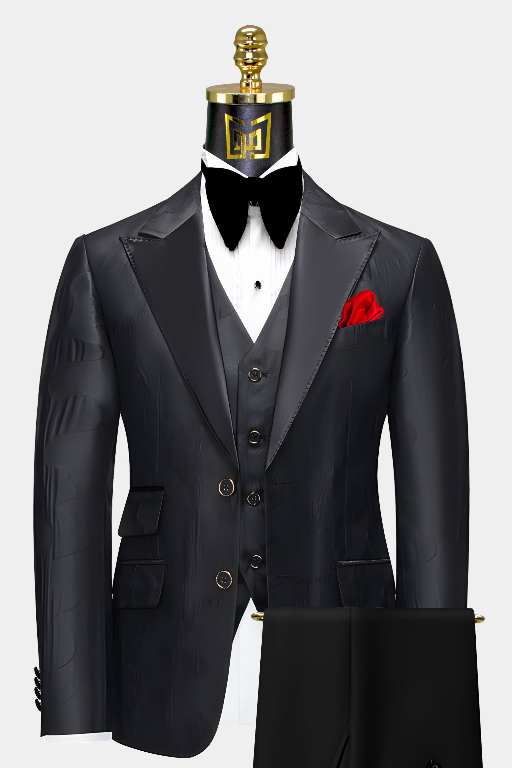 Black Abstract Tuxedo | Gentleman's Guru