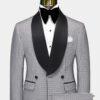 Mens-Grey-Houndstooth-Tuxedo-Groom-Prom-Wedding-Suit-from-Gentlemansguru.com