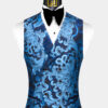 Baroque-Blue-Floral-Suit-Vest-Tuxedo-Waistcoat-from-Gentlemansguru.com