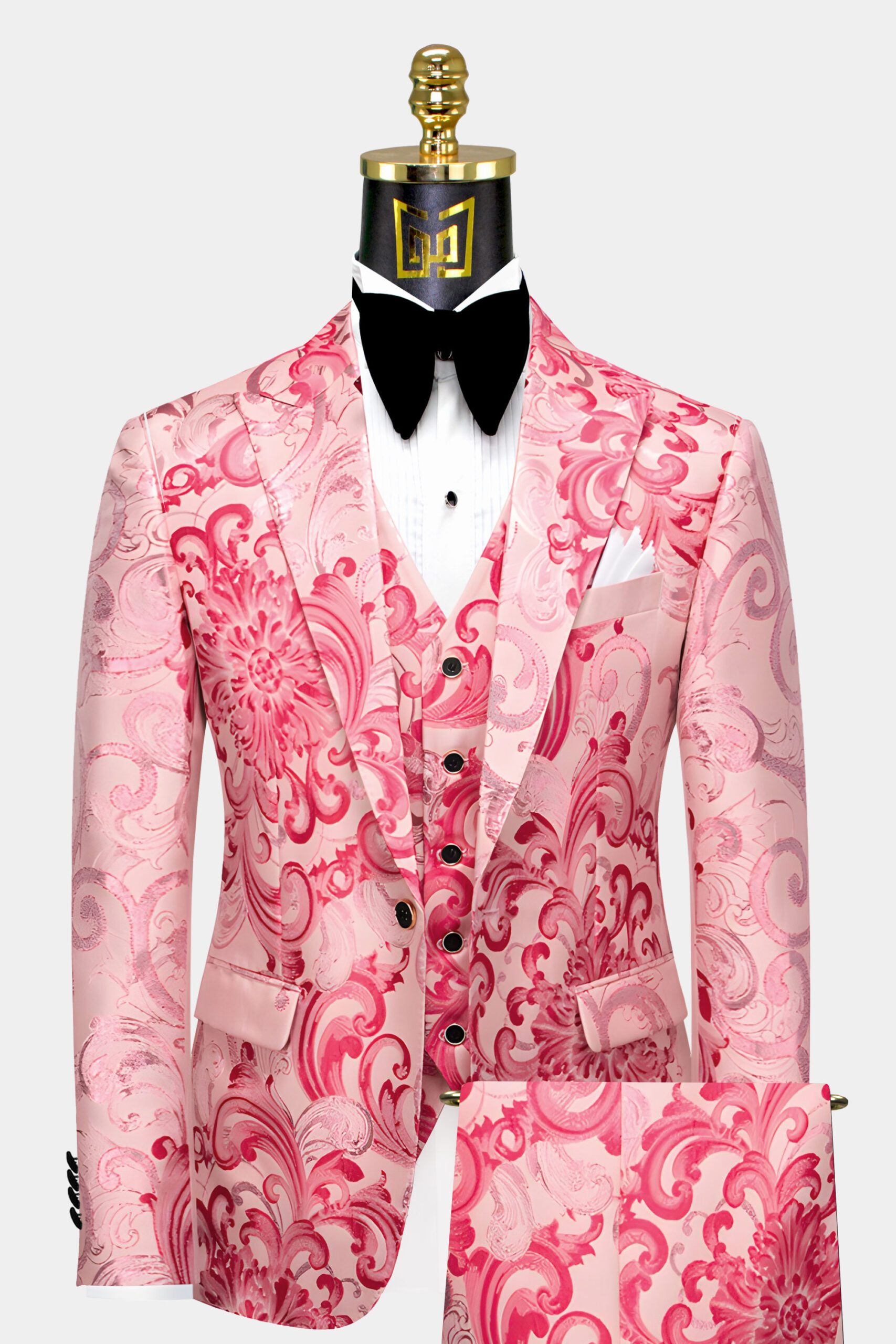 Mens floral wedding suits best sale