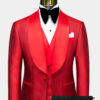 Black-and-All-Red-Tuxedo-Wedding-Groom-Suit-from-Gentlemansguru.com