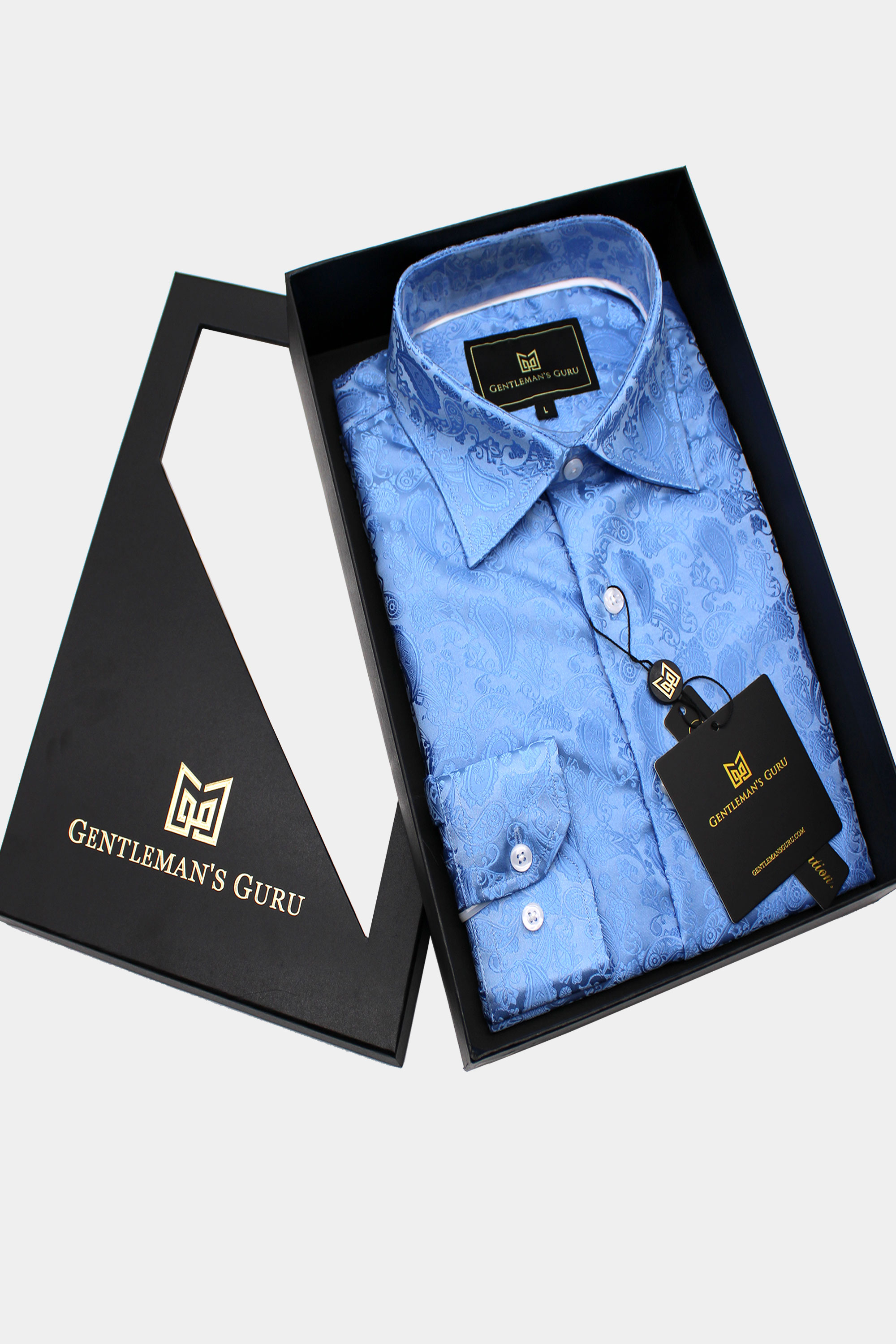 Men's Light Blue Dress Shirt | Gentleman's Guru