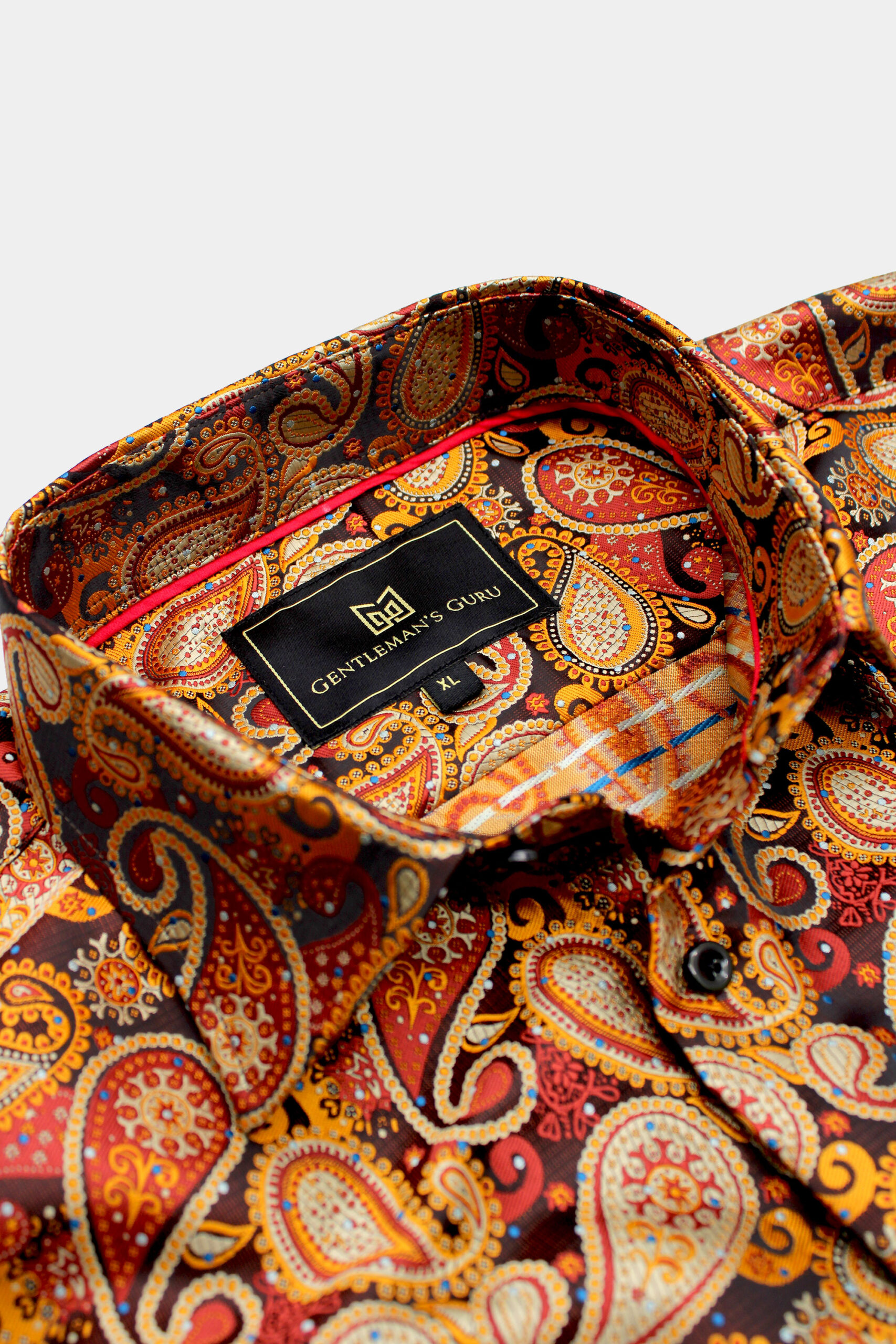 Men's Burnt Orange Dress Shirt | Gentleman's Guru