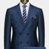 Double-Breasted-Dark-Blue-Suit-For-Men-Groom-Wedding-Prom-Suit-from-Gentlemansguru.com