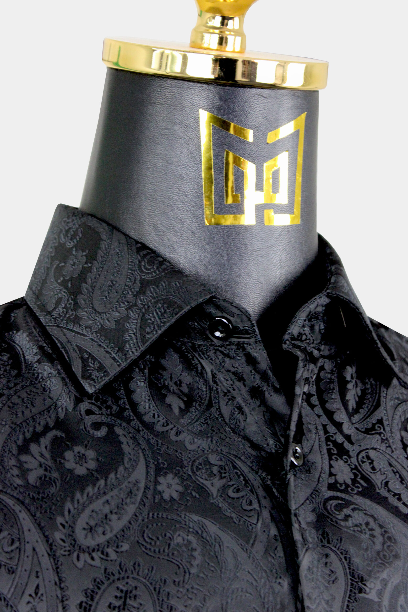 Men's Black Paisley Shirt | Gentleman's Guru