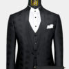 Mens-Black-Floral-Mandarin-Collar-Suit-Groom-Wedding-Prom-Suitfrom-Gentlemansguru.com