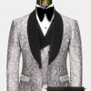 Mens-Black-and-Silver-Tuxedo-Prom-Wedding-Groom-Suit-from-Gentlemansguru.com