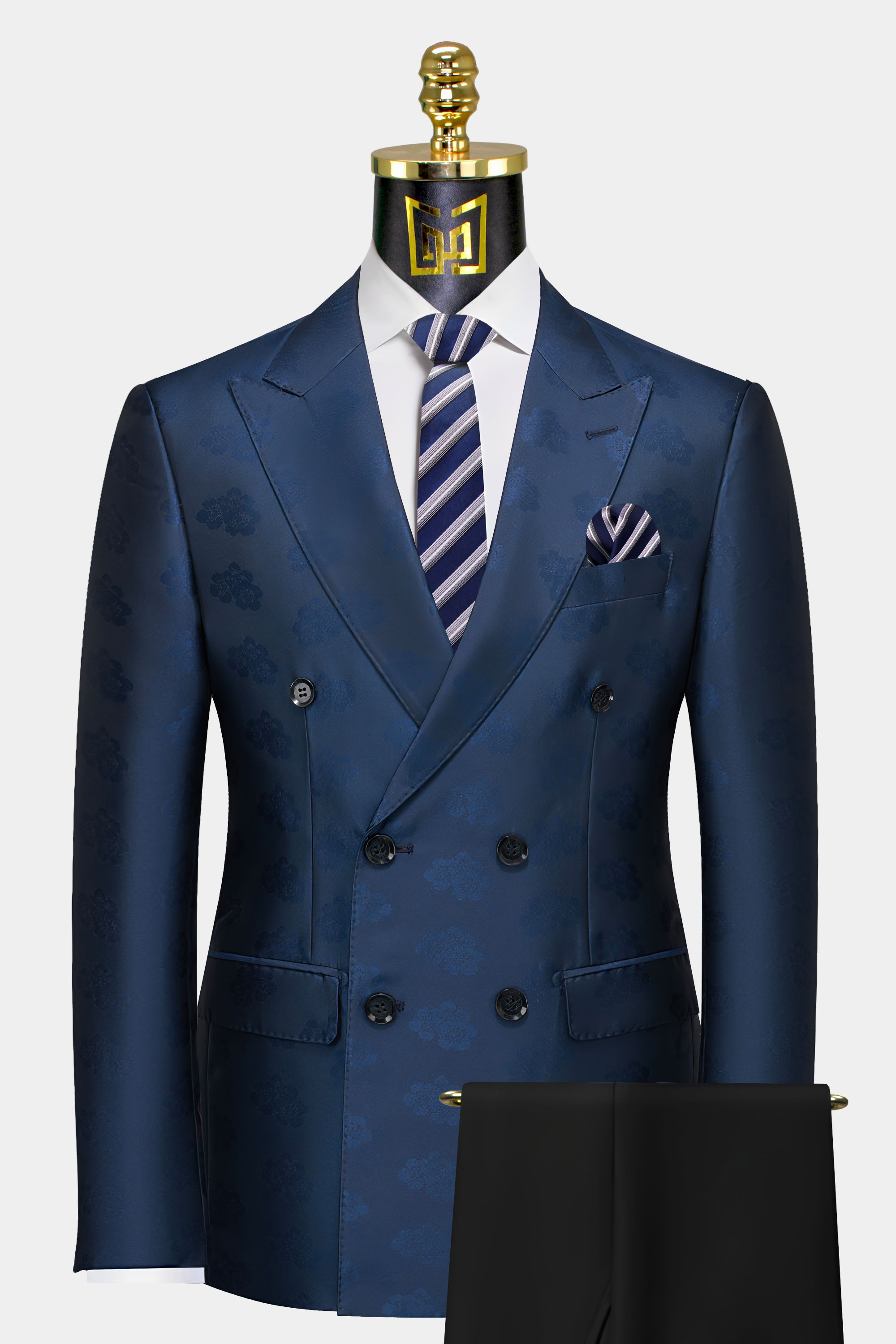 Men's Dark Blue Suit