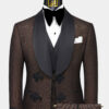 Mens-Dark-Brown-Tuxedo-Groom-Wedding-Suit-For-Prom-from-Gentlemansguru.com