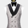 Mens-Silver-Tuxedo-Vest-Groom-Wedding-Waistcoat-from-Gentlemansguru.com