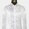 Mens-White-Paisley-Shirt-Floral-Dress-Shirt-For-Men-from-Gentlemansguru.com