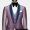 Navy-Blue-and-Plum-Tuxedo-with-Black-Pant-from-Gentlemansguru.com