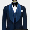 Navy-Blue-Wedding-Tuxedo-For-Men-Groom-Prom-Suit-from-Gentlemansguru.com