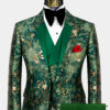 Green & Gold Camo Tuxedo - 3 Piece